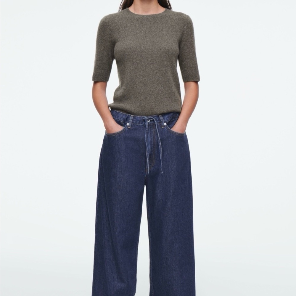 COS Wide-Leg Blue Jeans